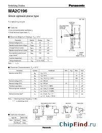 Datasheet MA2C196 manufacturer Panasonic